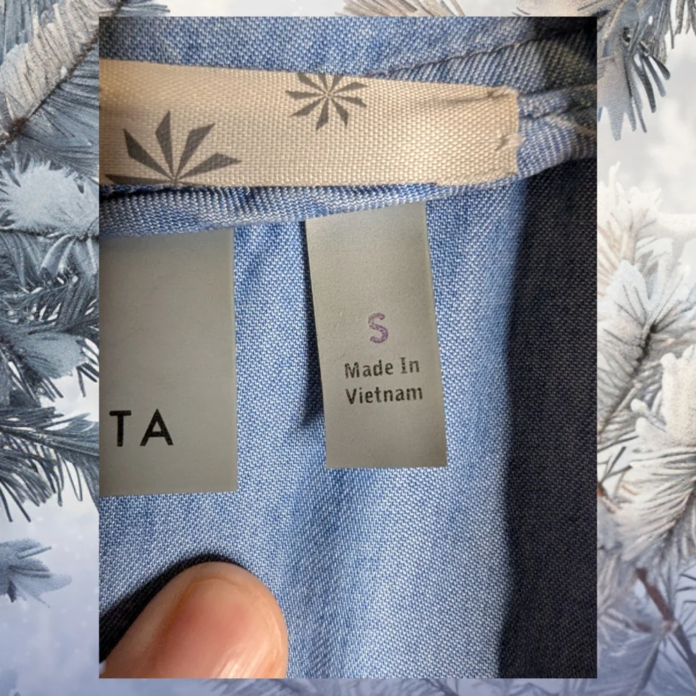 Athleta Light Blue Women's Utility Jacket with Drawstring Waist